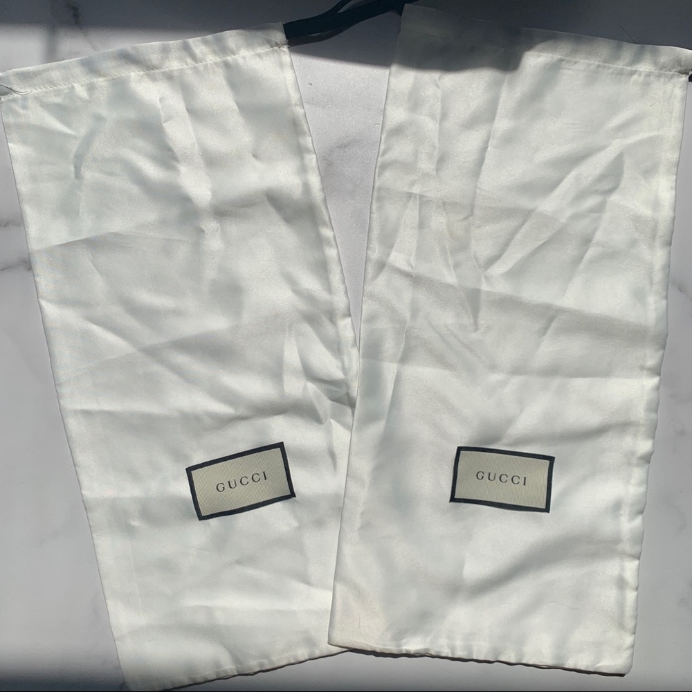Gucci Shoe Bags set of 2